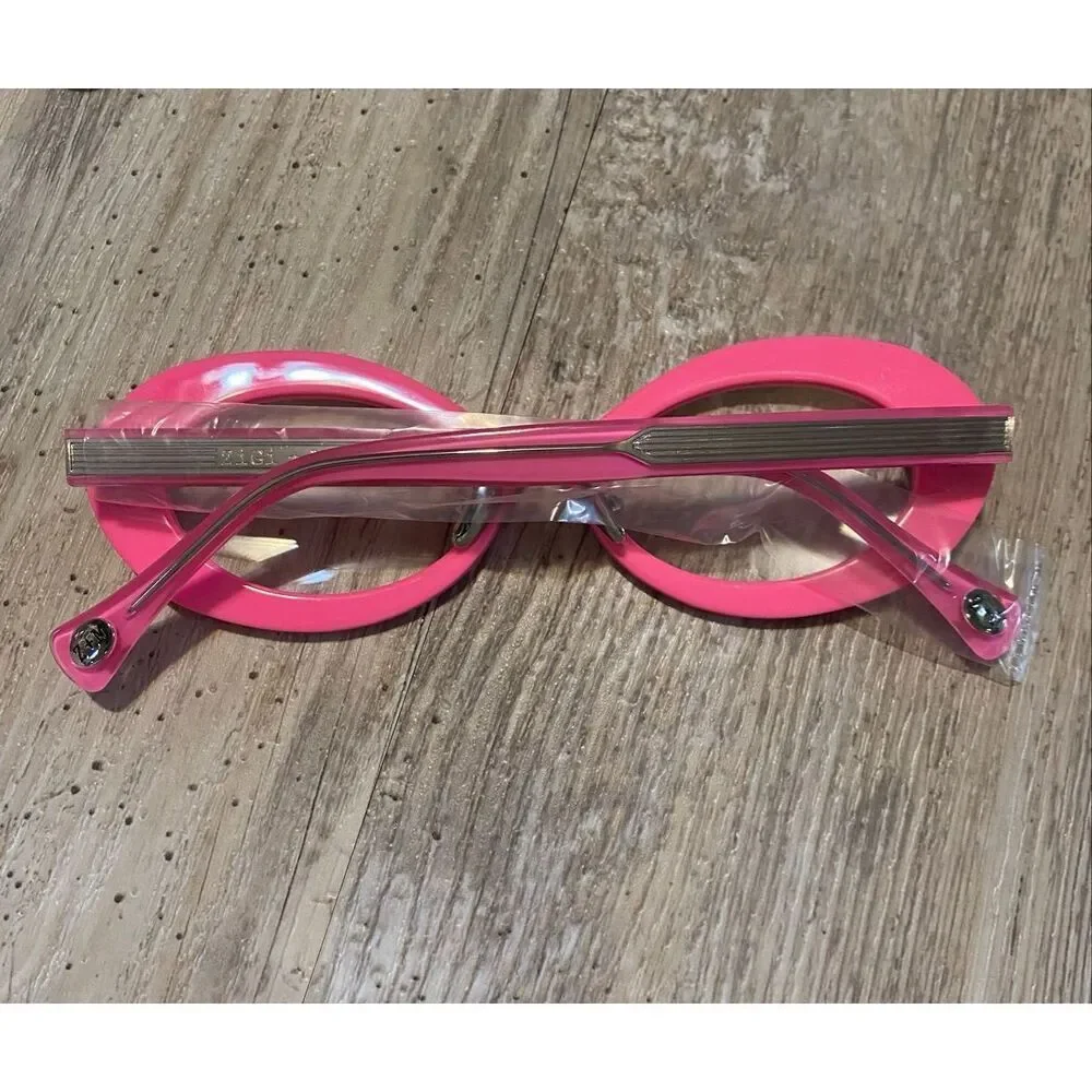Zigi + Marais Pink Edit Neon Pink Blue Light Eye Glasses